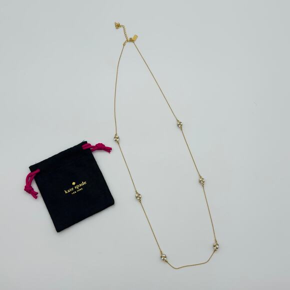Kate Spade New York Crystal Station Necklace - Picture 1 of 4